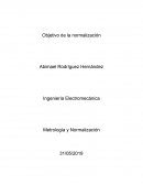 Objetivo de la normalización