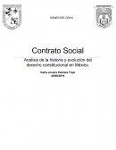 Contrato Social Análisis de la historia y evolución del derecho constitucional en México