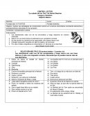 Control lector La cabaña del tío Tom