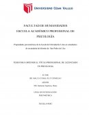 Propiedades psicométricas de la Escala de Felicidad de Lima en estudiantes de secundaria del distrito de San Pedro de Lloc
