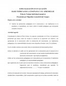 ESPECIALIZACIÓN EN EVALUACIÓN BASES TEÓRICAS DE LA ENSEÑANZA Y EL APRENDIZAJE