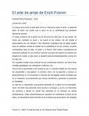 El arte de amar de Erich Fromm