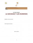 Actividad La sociedad y los números