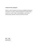 Cuadro comparativo - Tendencias pedagógicas