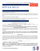 SOCIEDAD ANÓNIMA DE CAPITAL VARIABLE