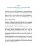 El Derecho Penal del enemigo: ¿Derecho Penal de la globalización?