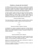 Dinámica ¿Causas del movimiento?
