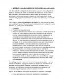 MODELO PARA EL DISEÑO DE EDIFICIOS PARA LA SALUD