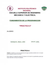 Programacion Practica 6 ESIME ZACATENCO. Página 1