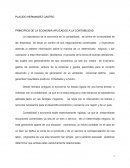 PRINCIPIOS DE LA ECONOMIA APLICADOS A LA CONTABILIDAD