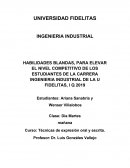 Habilidades balndas en ingeneria industrial