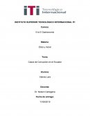 Casos de Corrupción en el Ecuador