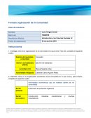 Organización de mi comunidad