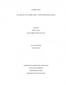 Algebra lineal. Aplicabilidad del algebra lineal y transformaciones lineales