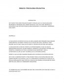PSICOLOGIA EDUCATIVA