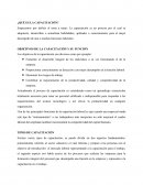 Capacitación de empleo
