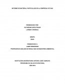 INFORME DE MATERIAL PARTICULADO EN LA EMPRESA XYZ SAS