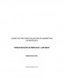 Investigación de mercado: Lenceria