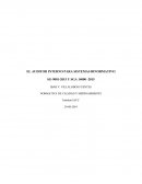 EL AUDITOR INTERNO PARA SISTEMAS BINORMATIVO SG-9001-2015 Y SGA 14000 -2015