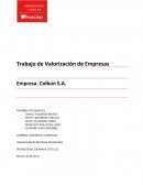 Trabajo de Valorización de Empresas Empresa: Colbún S.A.