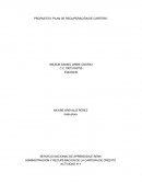 PROPUESTA “PLAN DE RECUPERACIÓN DE CARTERA”