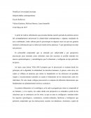 Subjetividades contemporáneas. Escrito Reflexivo