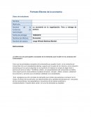 La economía en la organización. Foro y entrega de archivo