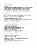 Ejercicio cuentas por cobrar