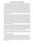 CLIMATERIO La transición menopáusica