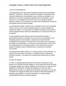 Psicolingüística. El origen del lenguaje