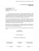 SOLICITUD DE AUTORIZACIÓN PARA CONSTRUCCIÓN.