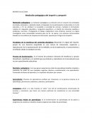 Mediación pedagógica del impartir y compartir