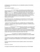 SE PROMUEVE JUICIO INDIVIDUAL EN LA VÍA ORDINARIA LABORAL POR DESPIDO INJUSTIFICADO