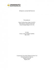 Inteligencia y prosperidad financiera. Investigacion de mercados. Página 1