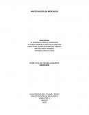 INVESTIGACION DE MERCADOS -CENTRO COMERCIAL LA QUINTA