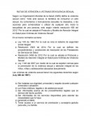 RUTAS DE ATENCIÓN A VÍCTIMAS DE VIOLENCIA SEXUAL