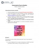 Econometría Para la Gestión