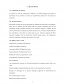 Sección Técnica. Comprensión del problema