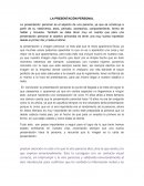 LA PRESENTACIÓN PERSONAL
