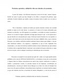 Protestas, opresión y calidad de vida con relación a la economía