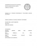 CAUSAS DE LA VIOLENCIA INTRAFAMILIAR Y SOLUCIONES LEGALIES APLICABLES