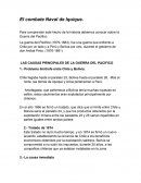 El combate naval de Iquique