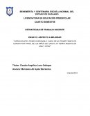 APROVECHÓ EL TIEMPO DISPONIBLE, CUIDO DE NO TENER TIEMPO DE ESPERA POR PARTE DE LOS NIÑOS DEL GRUPO, NI TIEMPO MUERTO EN UNA Y OTRA