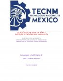 Examen Lenguajes Automatas