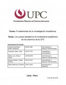 Los cursos blended en el rendimiento académico de los alumnos de la UPC