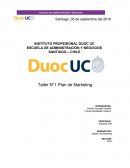 Primer taller marketing caso bebida zero