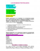 LOS REGIMENES PENITENCIARIOS