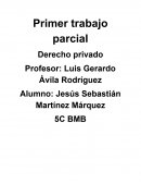 Derecho privado. ESTADO MATRIMONIAL