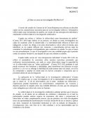 ¿Cómo se crea un investigador Reflexivo?