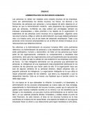 ENSAYO ADMINISTRACION DE RECURSOS HUMANOS